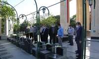 حضورمدير عامل شركت شهركهاي صنعتي همدان در گلزار شهدا